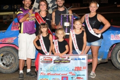 Eagle-08-30-14-457-Tyler-Davis-with-2013-Miss-Nebraska-Cup-Elle-Potocka-along-with-2014-Mini-Miss-Nebraska-Cup-finailist-and-flagman-Billy-Lloyd-JoeOrthPhoto