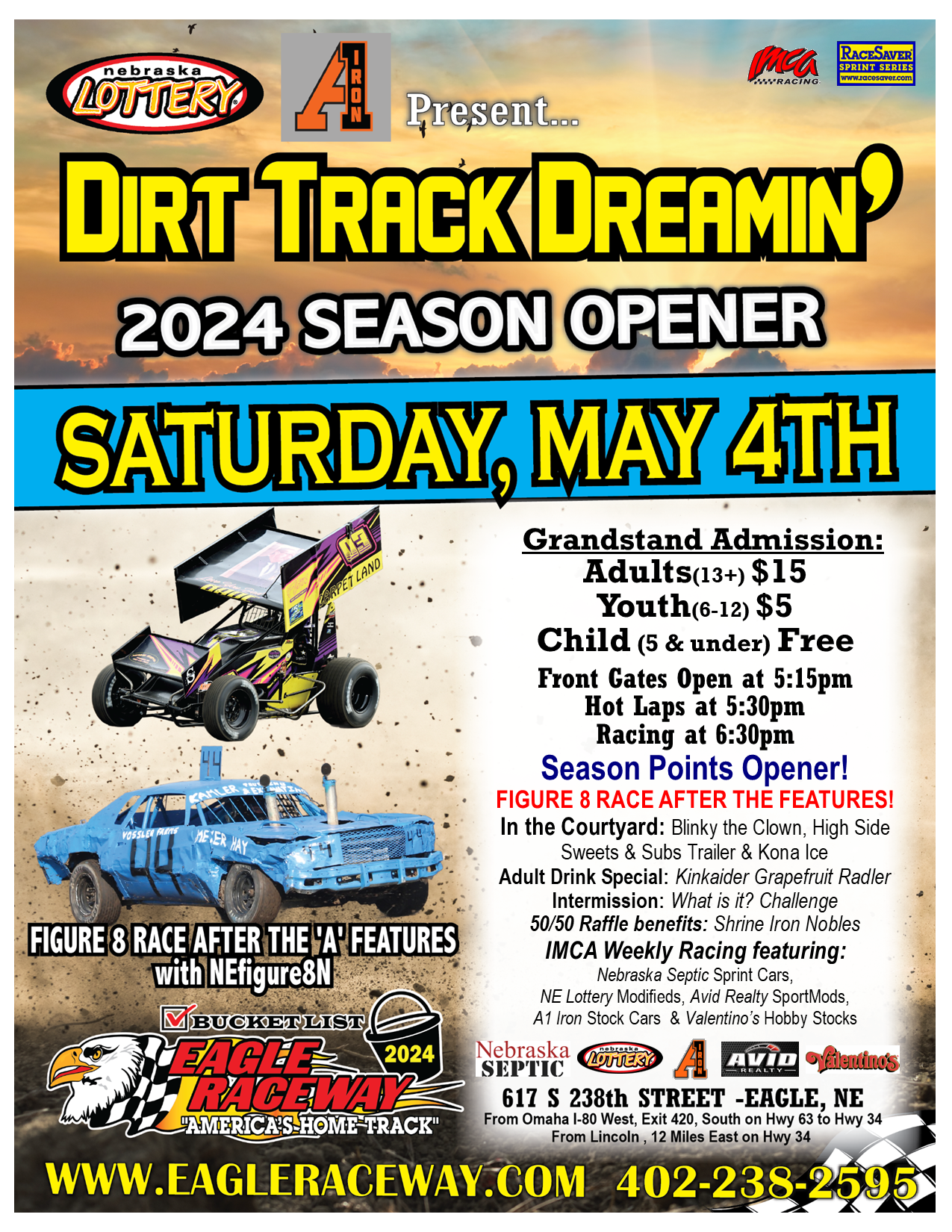 DIRT TRACK DREAMIN' presented by A1 Iron & Nebraska Lottery -Saturday ...